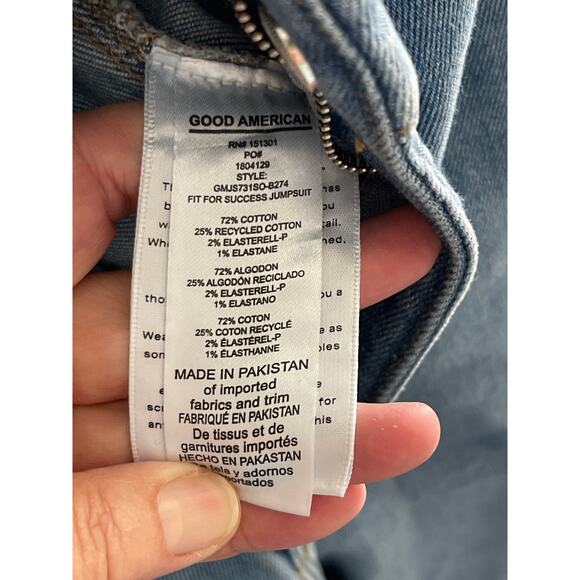 Good American 3XL Fit for Success Denim Jumpsuit - Picture 4 of 12